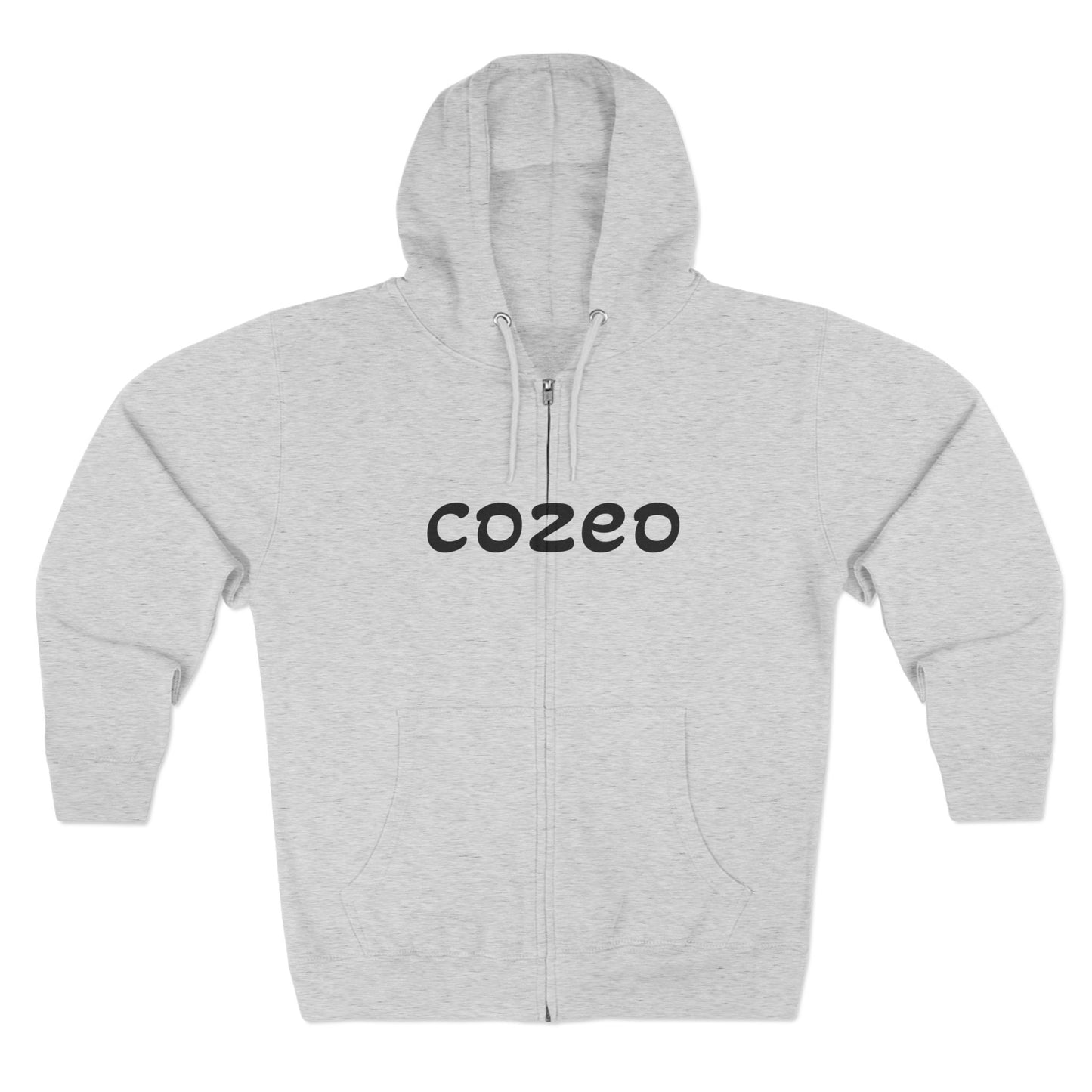Cozeo Zip Hoodie, Comfortable Sweatshirt, Casual Fashion, Gift for Friends, Cozy Layering Piece