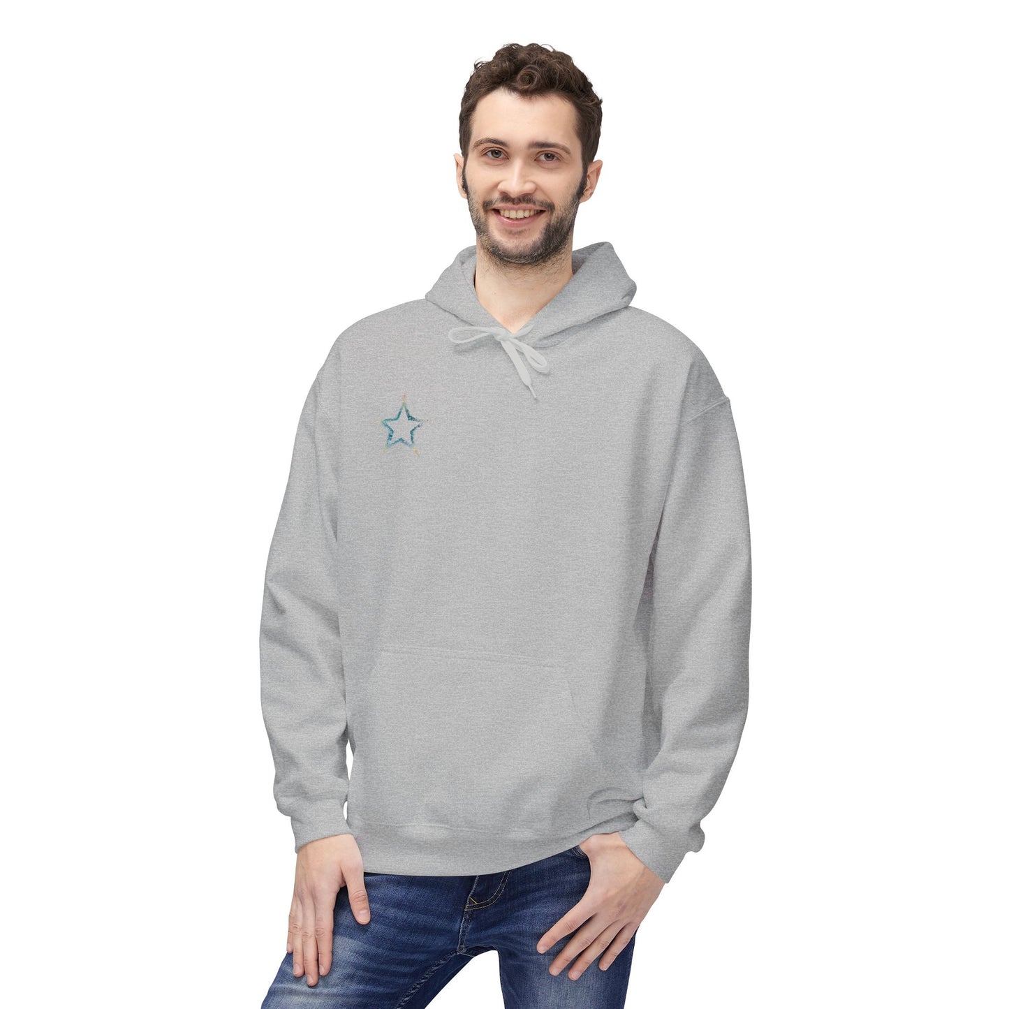 Starry Softstyle Fleece Hoodie for Cozy Vibes, Pullover, Casual Comfort, Perfect Gift for All Occasions, Streetwear Fashion