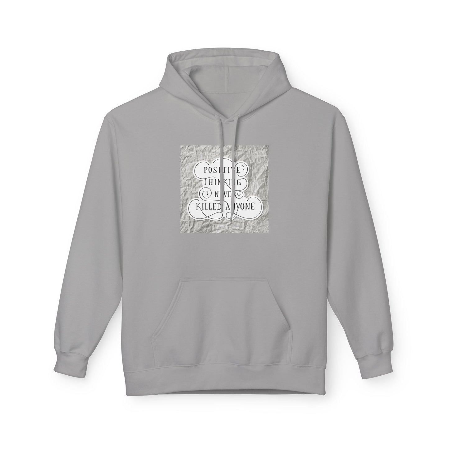 Positive Vibes Fleece Hoodie | Cozy, Casual Apparel for Friends, Gift for Occasions, Perfect for Everyday Wear