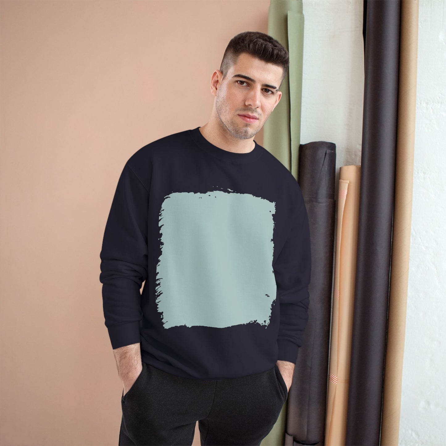 Casual Champion Sweatshirt - Minimalist Aesthetic, Trendy Apparel, Cozy Fashion, Gift for Her, Everyday Wear