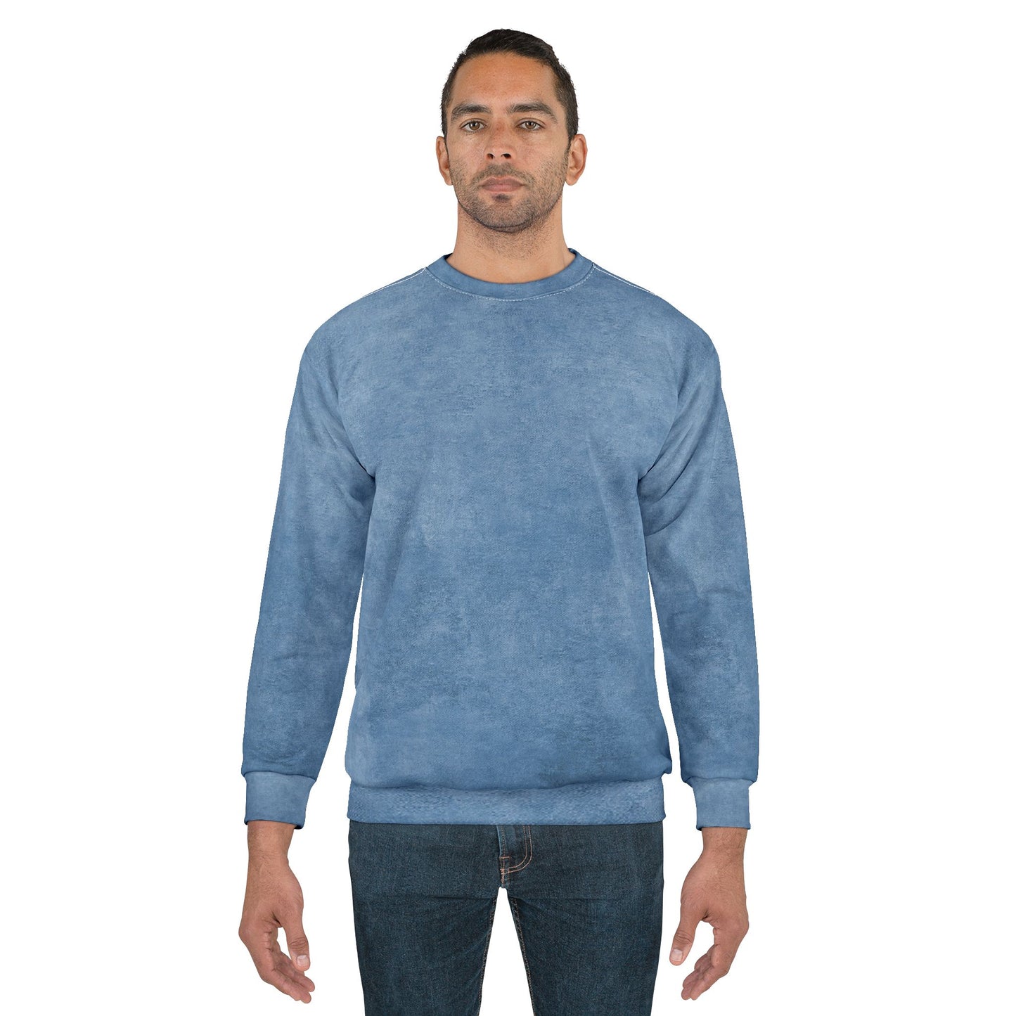 Cozy Blue Sweatshirt, Relaxed Fashion, Gift for Her, Casual Layering, Everyday Comfort, Trendy Apparel