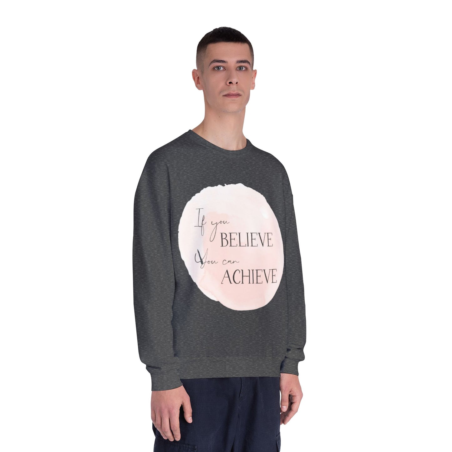 Inspirational Crewneck Sweatshirt, Motivational Wear, Gift for Her, Cozy Fashion, Positive Quote Apparel, Everyday Comfort