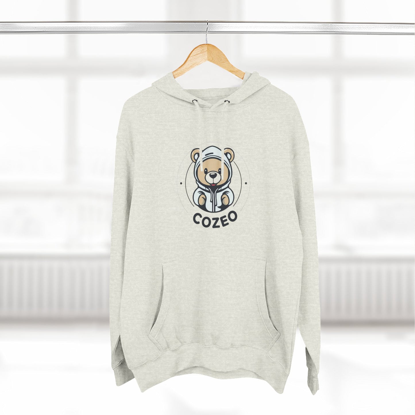 Cozy Bear Fleece Hoodie, Cute Animal Hoodie, Gifts for Animal Lovers, Winter Wardrobe Essential, Perfect for Cozy Nights