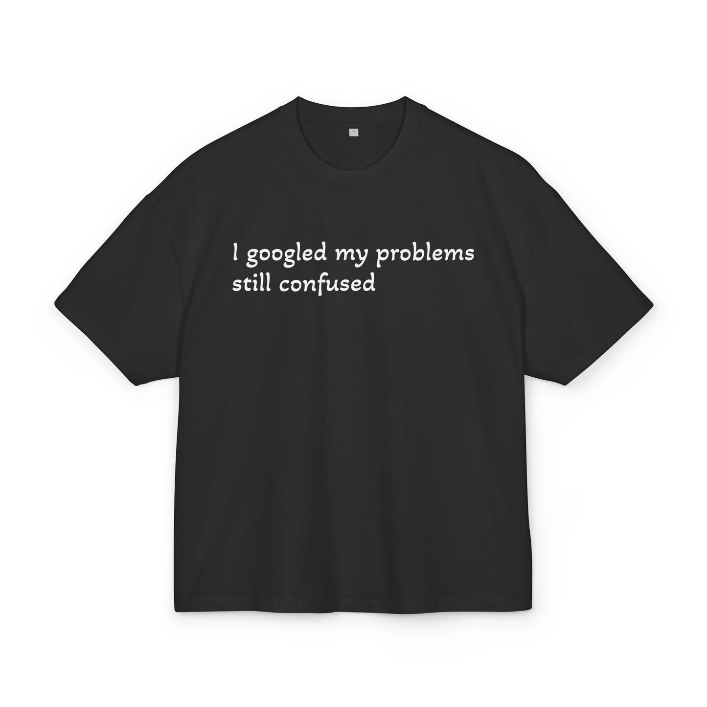 Funny Confused Emoji Tee, Cotton Tee, Casual Gift, Humor Shirt, Unique Graphic Top, Playful Wear