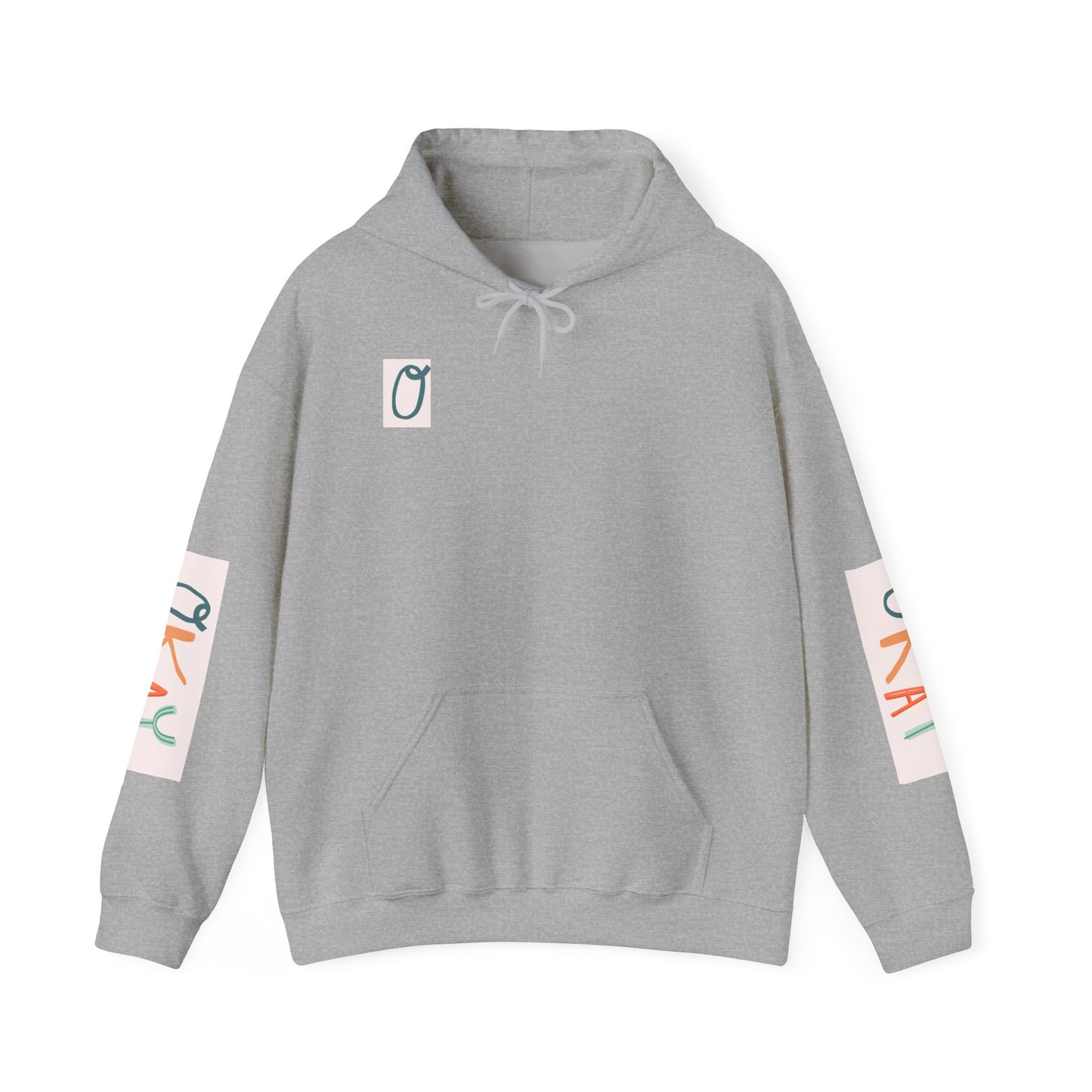 Cozy Graphic Hoodie with Positive Vibes, Sweatshirt for All Occasions, Casual Wear, Gift for Friends, Relaxation