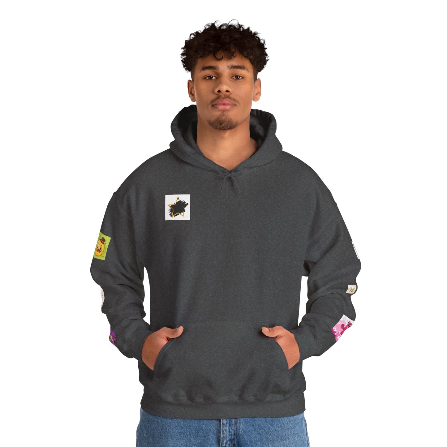 Colorful Graphic Hoodie, Fun Streetwear Sweatshirt, Fashion, Casual Wear, Unique Gift, Trendy Apparel