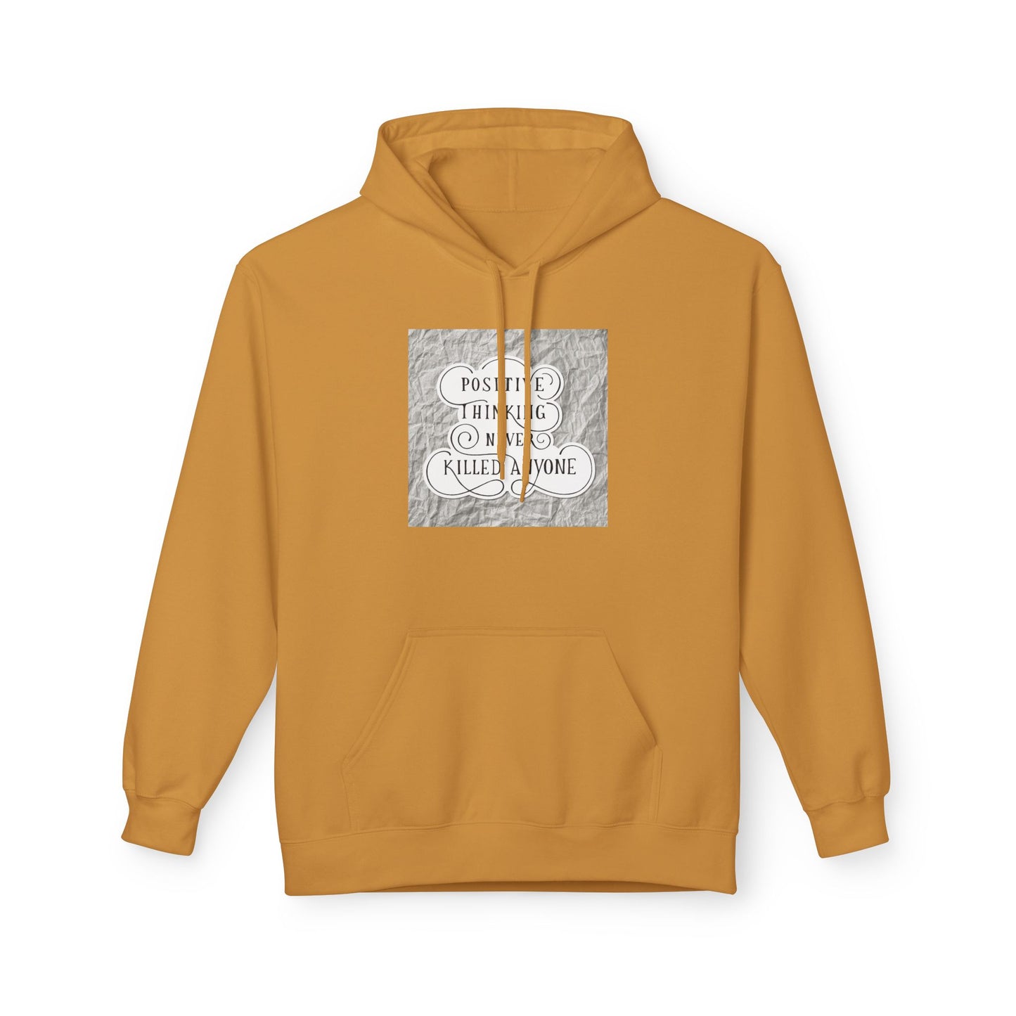 Positive Vibes Fleece Hoodie | Cozy, Casual Apparel for Friends, Gift for Occasions, Perfect for Everyday Wear