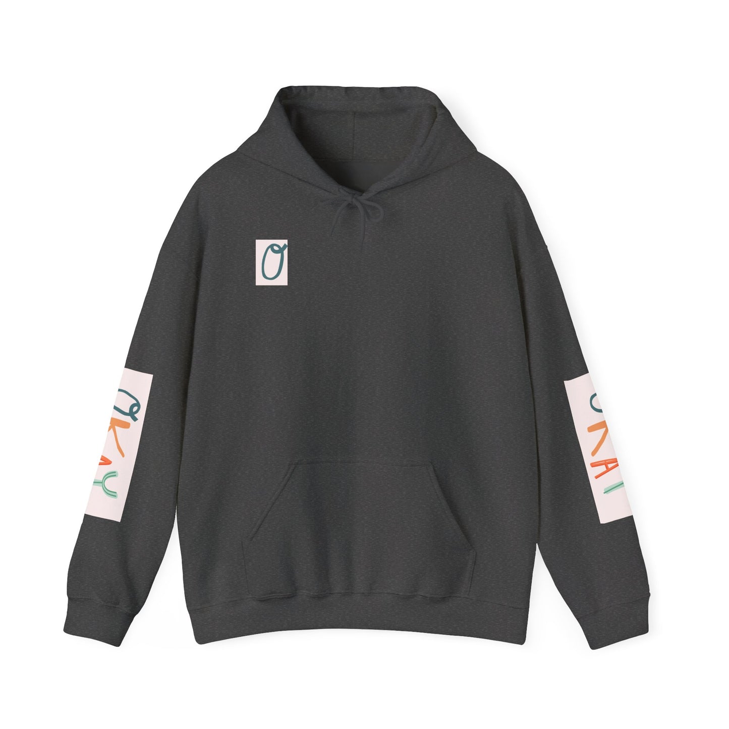 Cozy Graphic Hoodie with Positive Vibes, Sweatshirt for All Occasions, Casual Wear, Gift for Friends, Relaxation