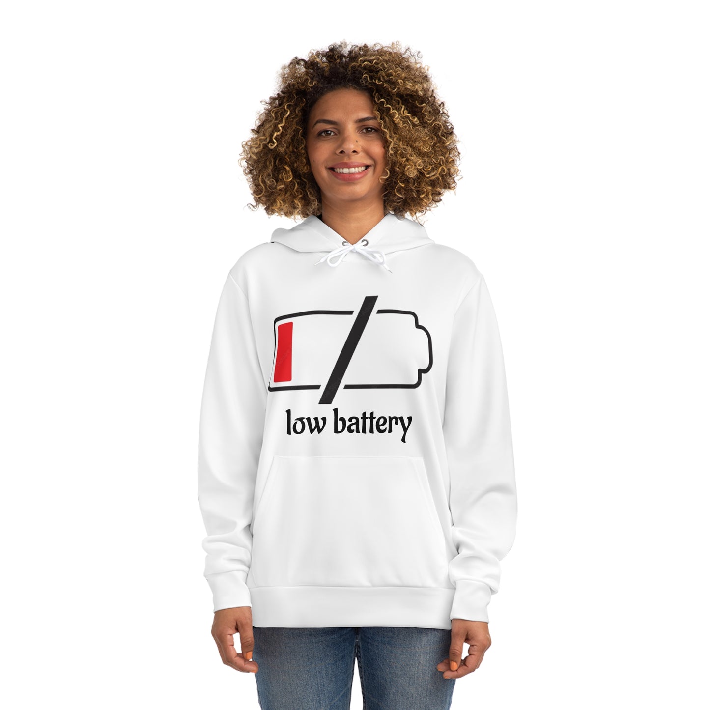Low Battery Fashion Hoodie, Funny Hoodie for Tech Lovers, Perfect Gift for Gamers, Casual Wear for Every Season, Cool Graphic Sweatshirt
