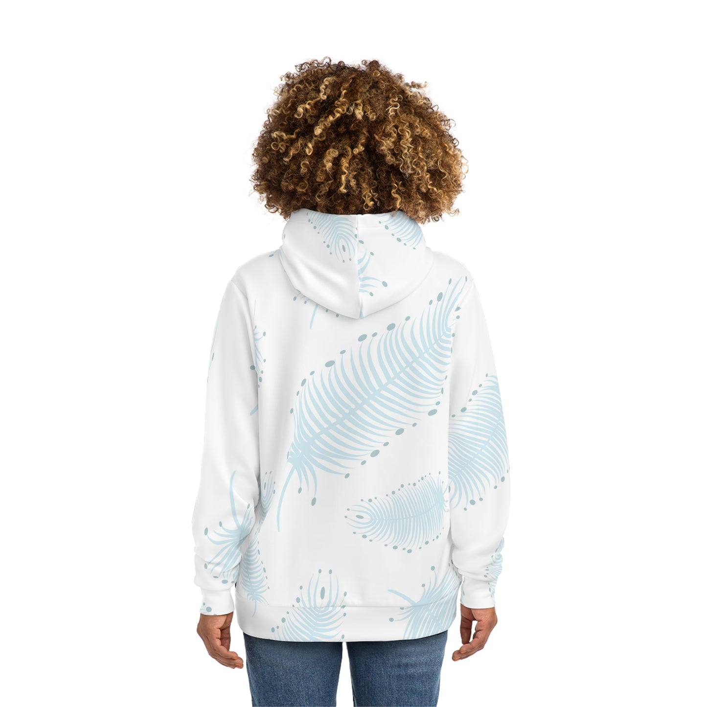 Tropical Leaf Hoodie, Cozy Fashion Sweatshirt for Beach Lovers, Chillwear, Gift for Nature Enthusiasts, Trendy AOP Design