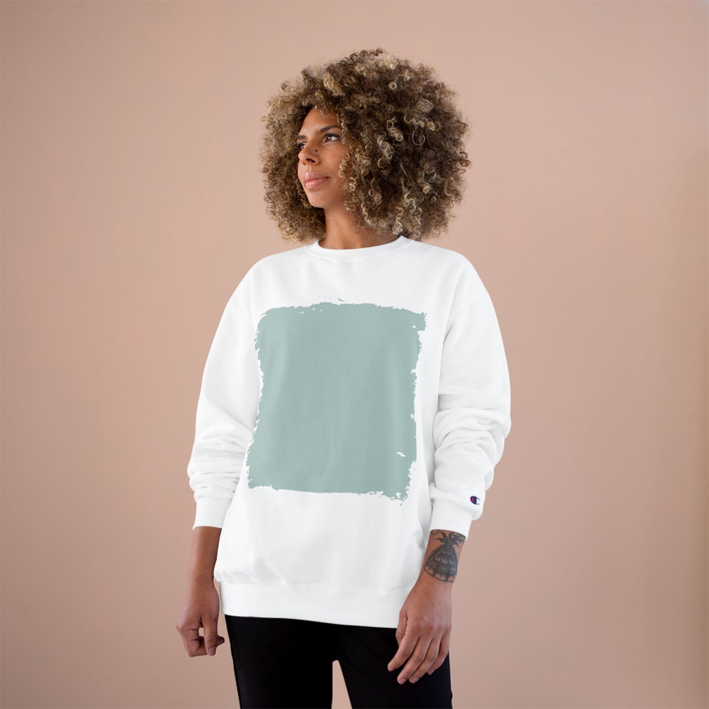 Casual Champion Sweatshirt - Minimalist Aesthetic, Trendy Apparel, Cozy Fashion, Gift for Her, Everyday Wear