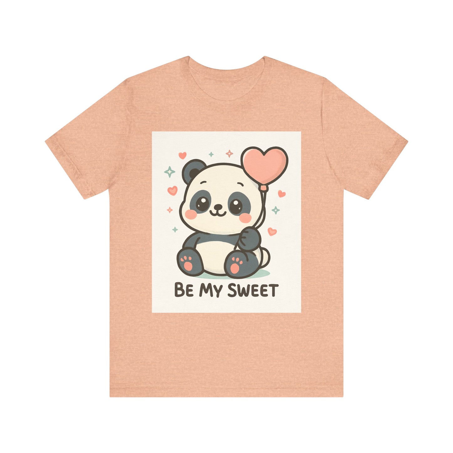 Cute Panda Tee, Be My Sweet T-Shirt, Gift for Animal Lovers, Kids and Adults, Casual Wear, Cute Animal Tee