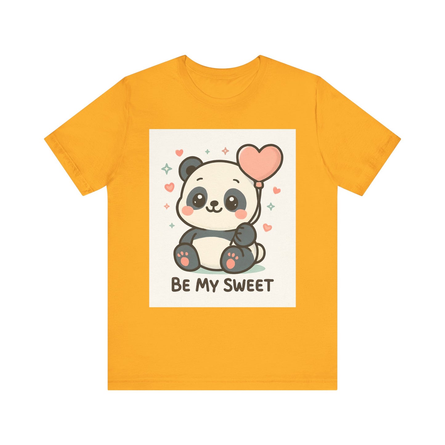 Cute Panda Tee, Be My Sweet T-Shirt, Gift for Animal Lovers, Kids and Adults, Casual Wear, Cute Animal Tee