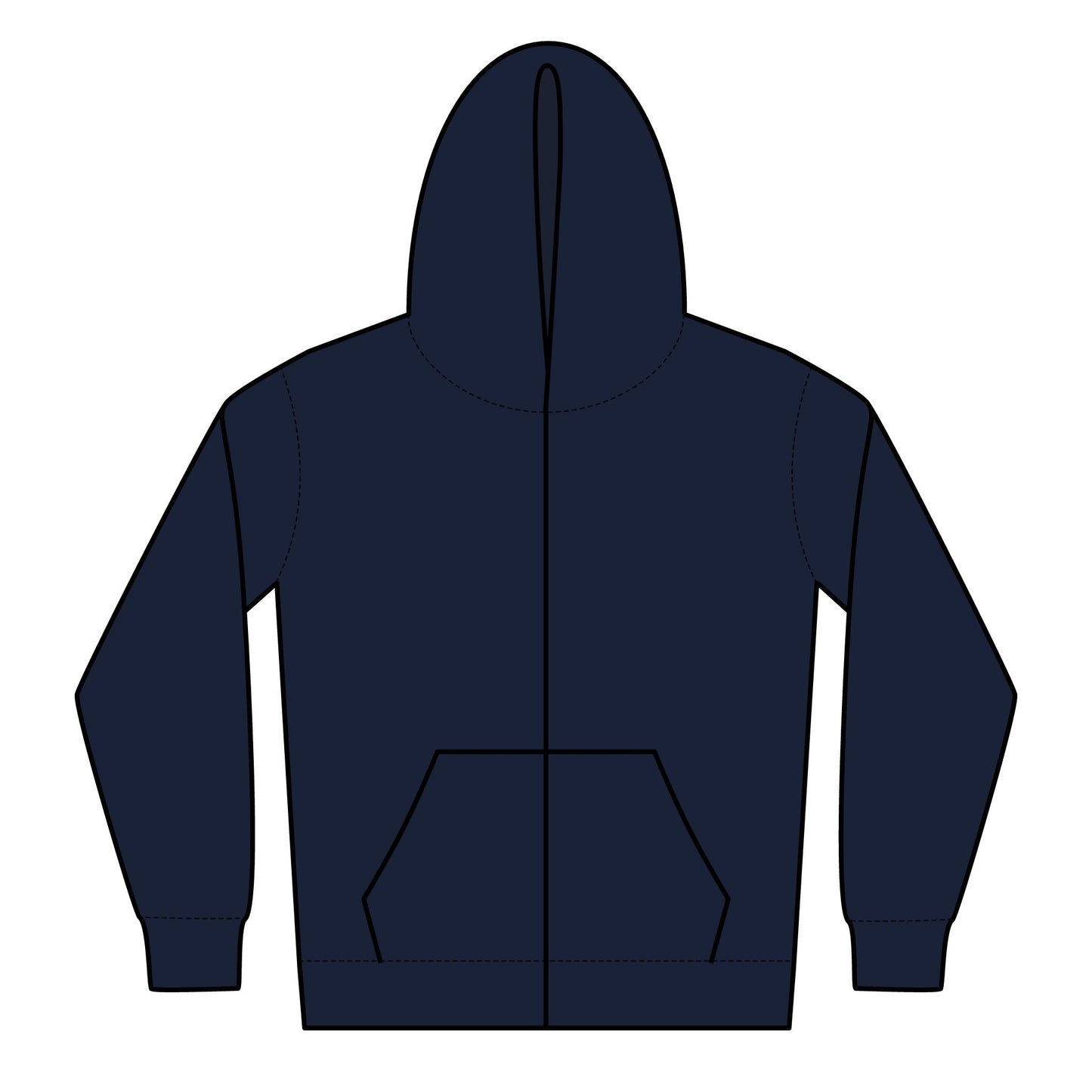 Youth Zipped Hoodie - Cozy Sweatshirt for Kids, Perfect for Cold Days, Gift for Birthdays, Sports, and Casual Wear