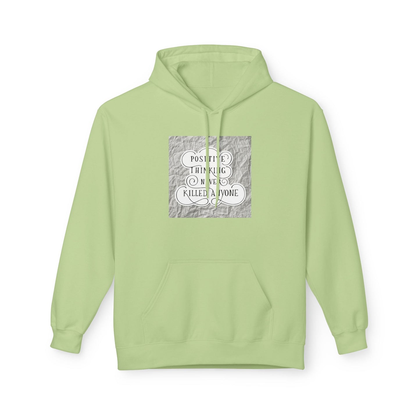 Positive Vibes Fleece Hoodie | Cozy, Casual Apparel for Friends, Gift for Occasions, Perfect for Everyday Wear