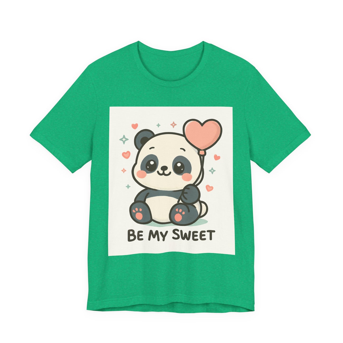 Cute Panda Tee, Be My Sweet T-Shirt, Gift for Animal Lovers, Kids and Adults, Casual Wear, Cute Animal Tee