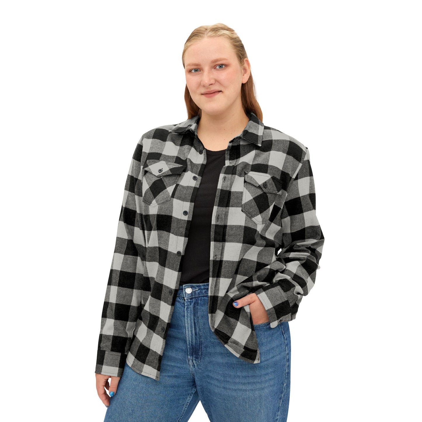 Cozy Flannel Shirt, Perfect for Fall Outings, Layering, Camping, Casual Wear, Plaid Top