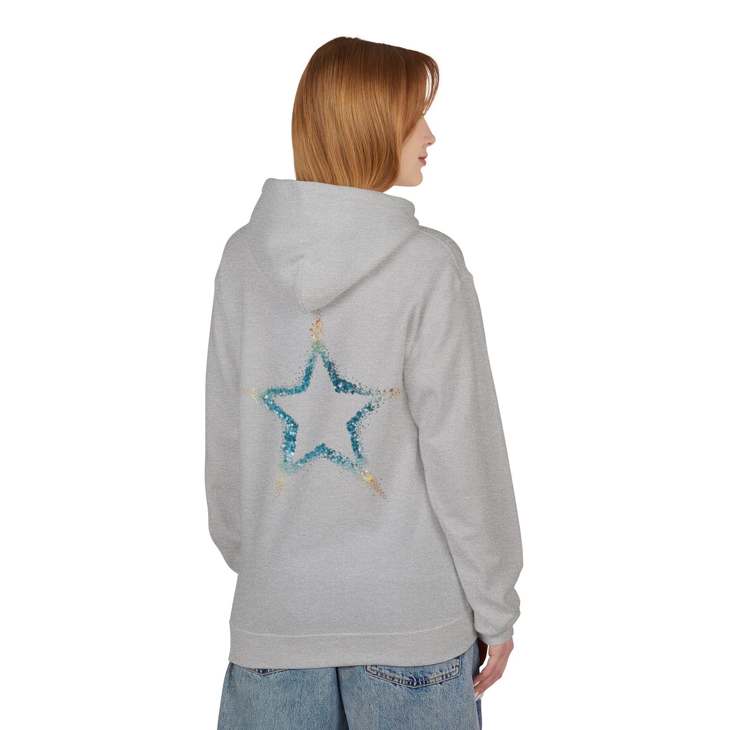 Starry Softstyle Fleece Hoodie for Cozy Vibes, Pullover, Casual Comfort, Perfect Gift for All Occasions, Streetwear Fashion