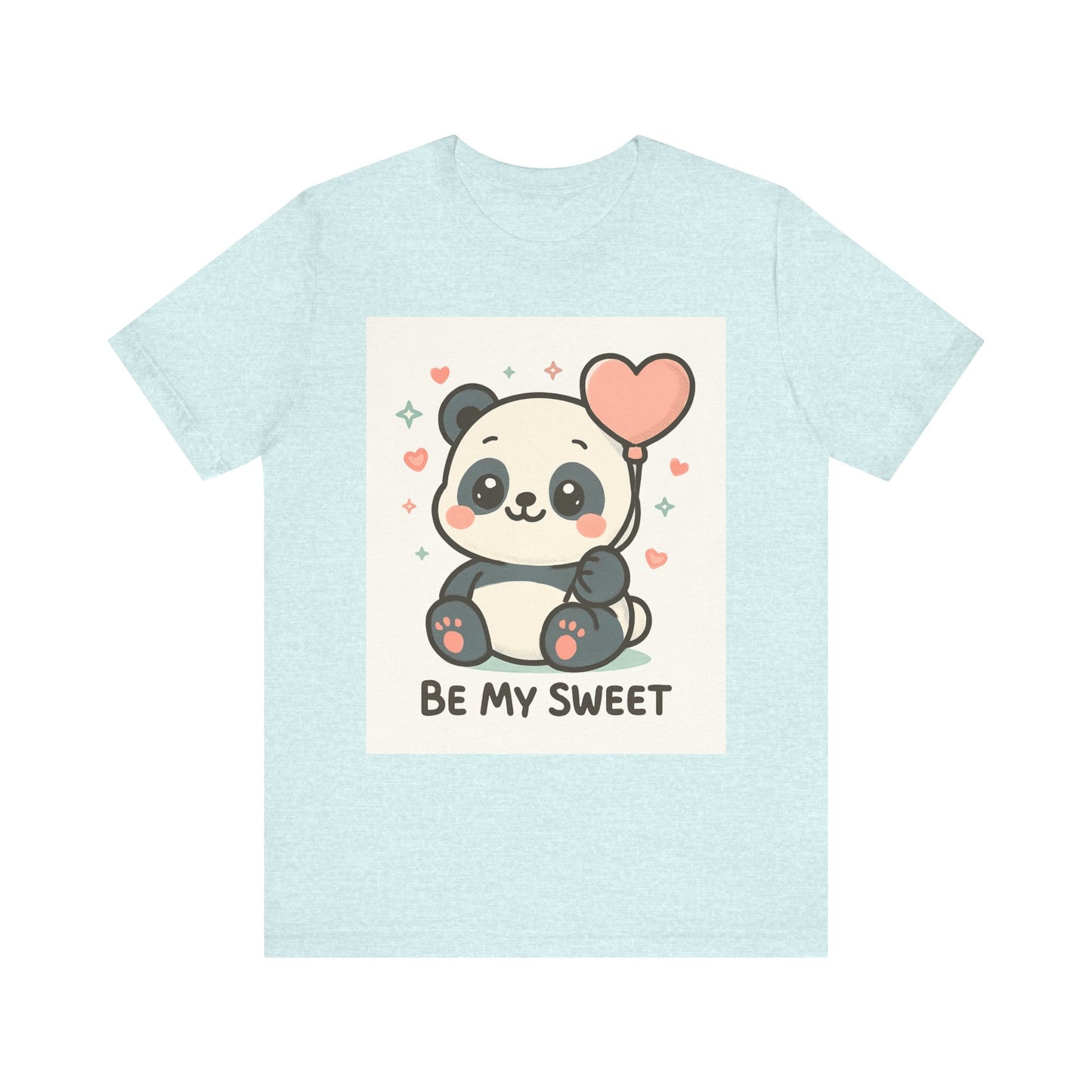 Cute Panda Tee, Be My Sweet T-Shirt, Gift for Animal Lovers, Kids and Adults, Casual Wear, Cute Animal Tee