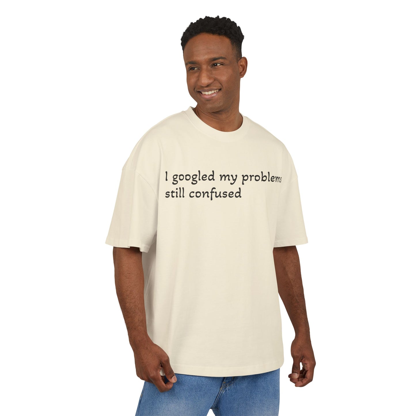 Funny Confused Emoji Tee, Cotton Tee, Casual Gift, Humor Shirt, Unique Graphic Top, Playful Wear