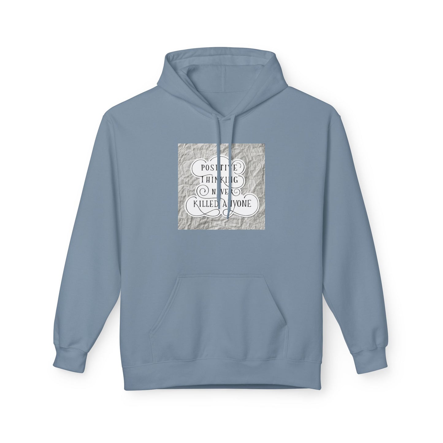 Positive Vibes Fleece Hoodie | Cozy, Casual Apparel for Friends, Gift for Occasions, Perfect for Everyday Wear