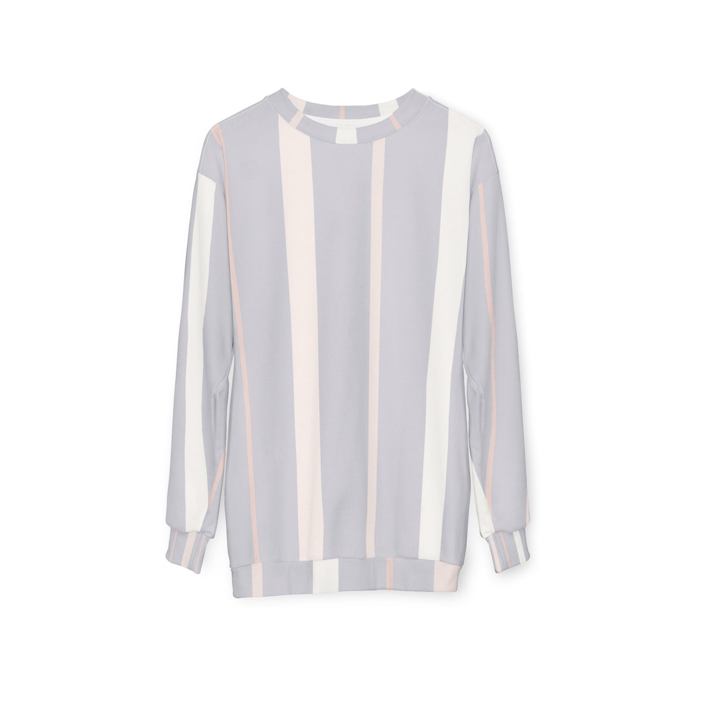 Chic Striped Sweatshirt, Cozy Fashion, Casual Wear, Gift for Her/Him, Everyday Comfort, Trendy Layering Piece