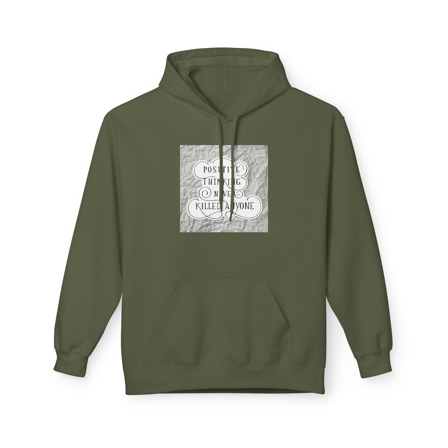 Positive Vibes Fleece Hoodie | Cozy, Casual Apparel for Friends, Gift for Occasions, Perfect for Everyday Wear