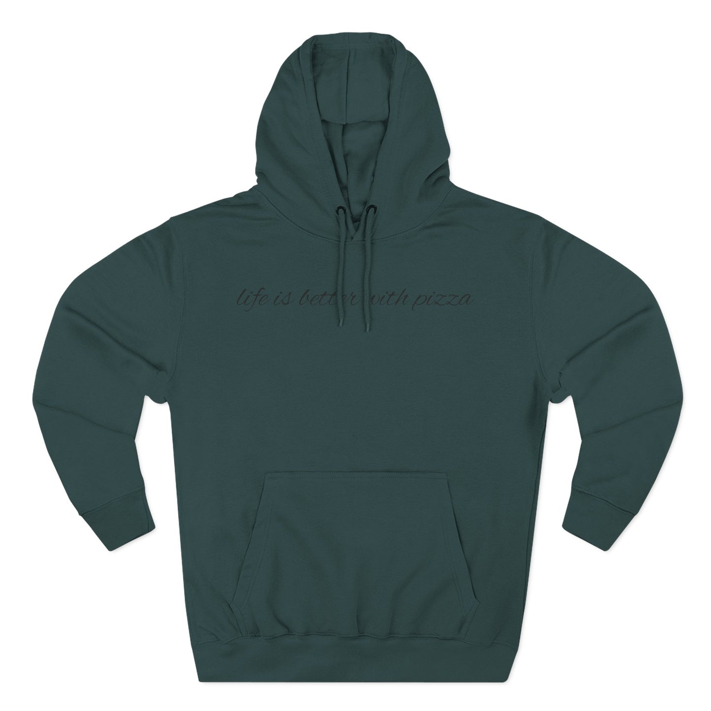 Cozy Pizza Hoodie, Fun Graphic Fleece Sweatshirt, Ideal for Food Lovers, Casual Wear, Gift for Pizza Lovers, Comfort and Style