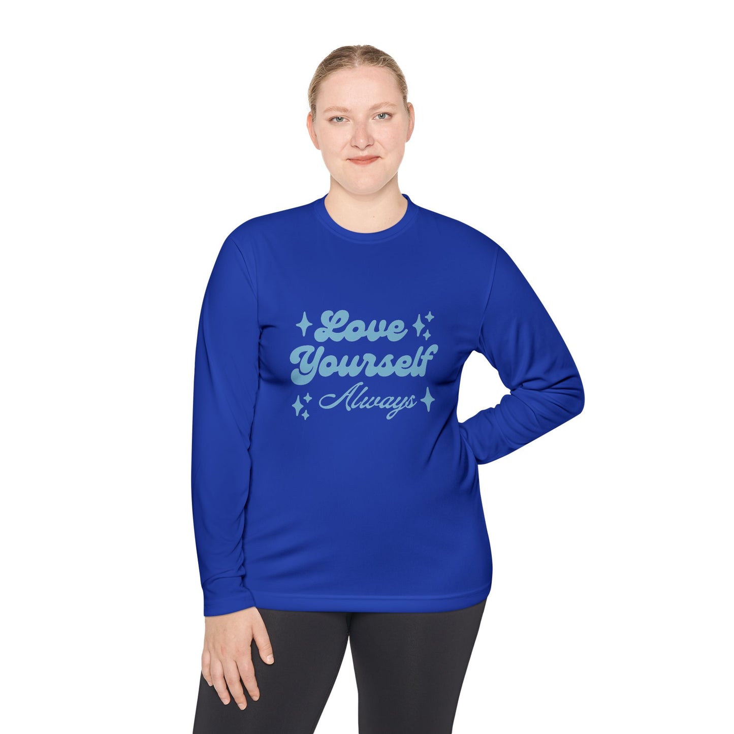 Love Yourself Long Sleeve Tee | Comfort Wear, Self-Care Gift, Inspirational Shirt, Casual Outfit, Modern Apparel