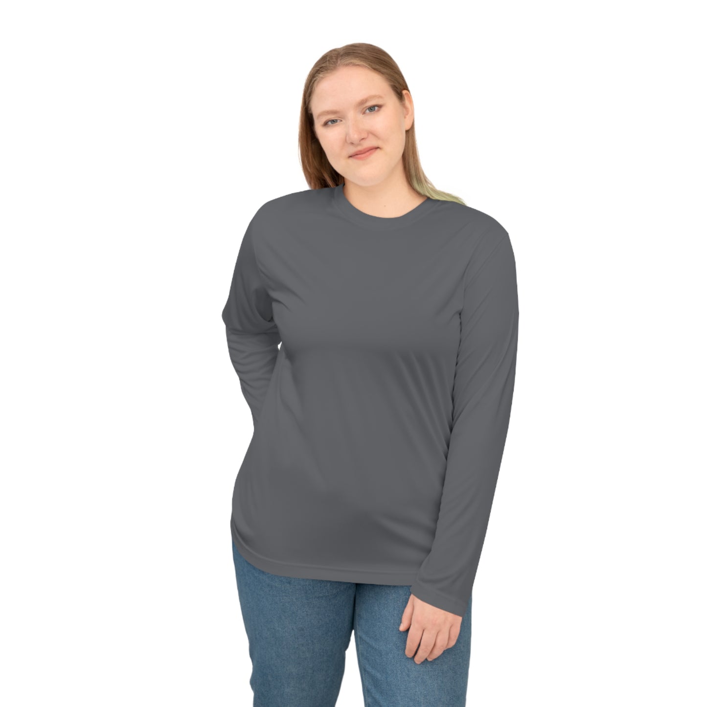 Performance Long Sleeve Shirt, Athletic Wear, Sports Top, Casual Outfit, Workout Shirt, Gift for Fitness Lovers