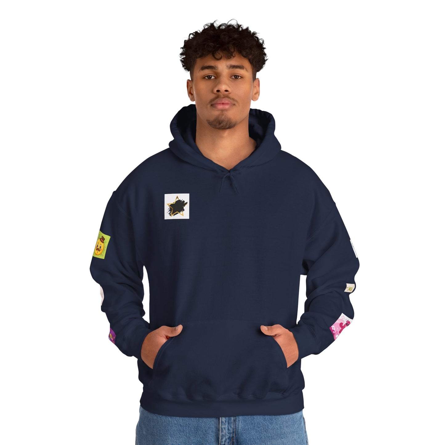Colorful Graphic Hoodie, Fun Streetwear Sweatshirt, Fashion, Casual Wear, Unique Gift, Trendy Apparel