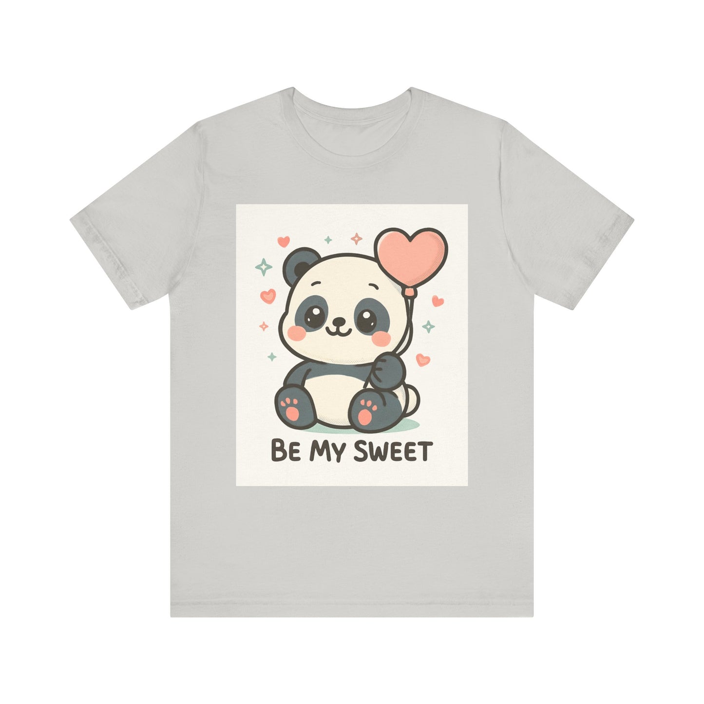 Cute Panda Tee, Be My Sweet T-Shirt, Gift for Animal Lovers, Kids and Adults, Casual Wear, Cute Animal Tee