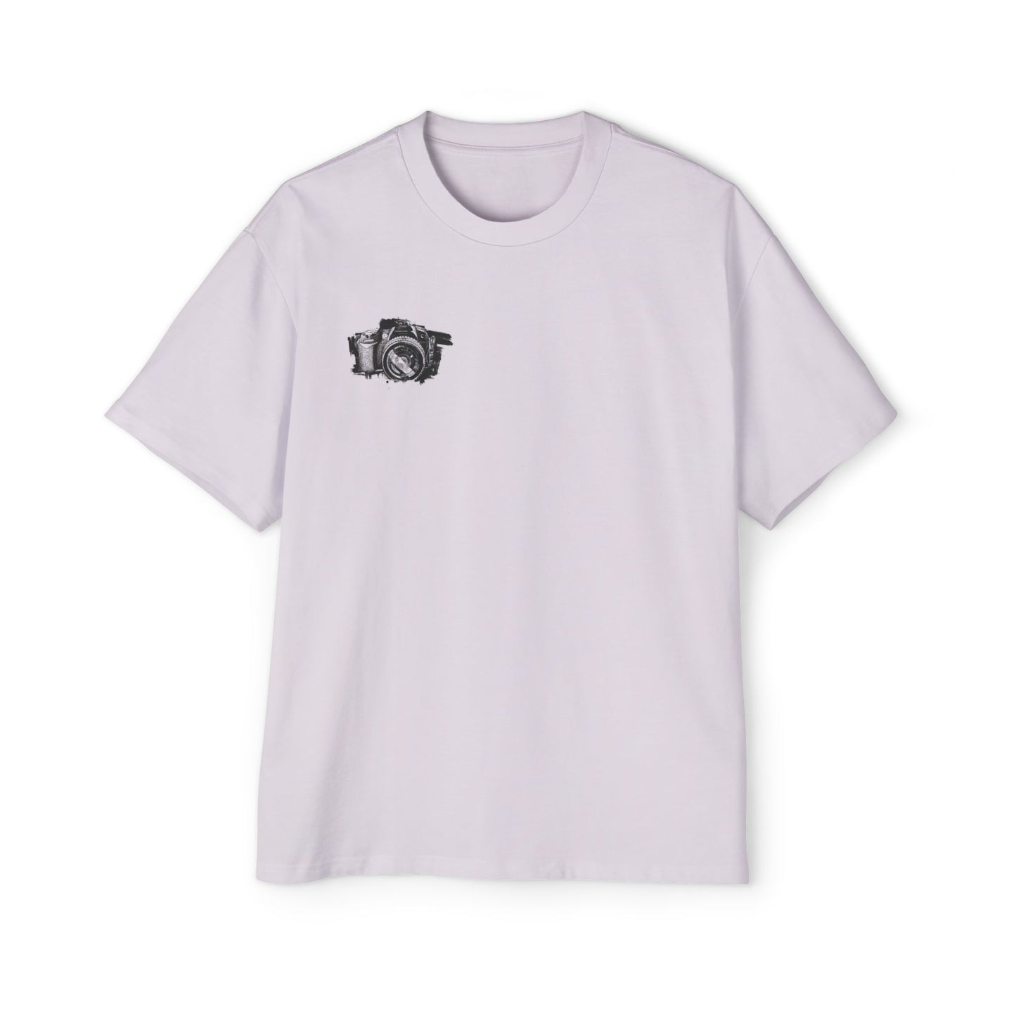 Floral Camera Oversized Tee, Photography Lover Shirt, Casual Graphic T-Shirt, Gift for Creatives, Trendy Streetwear