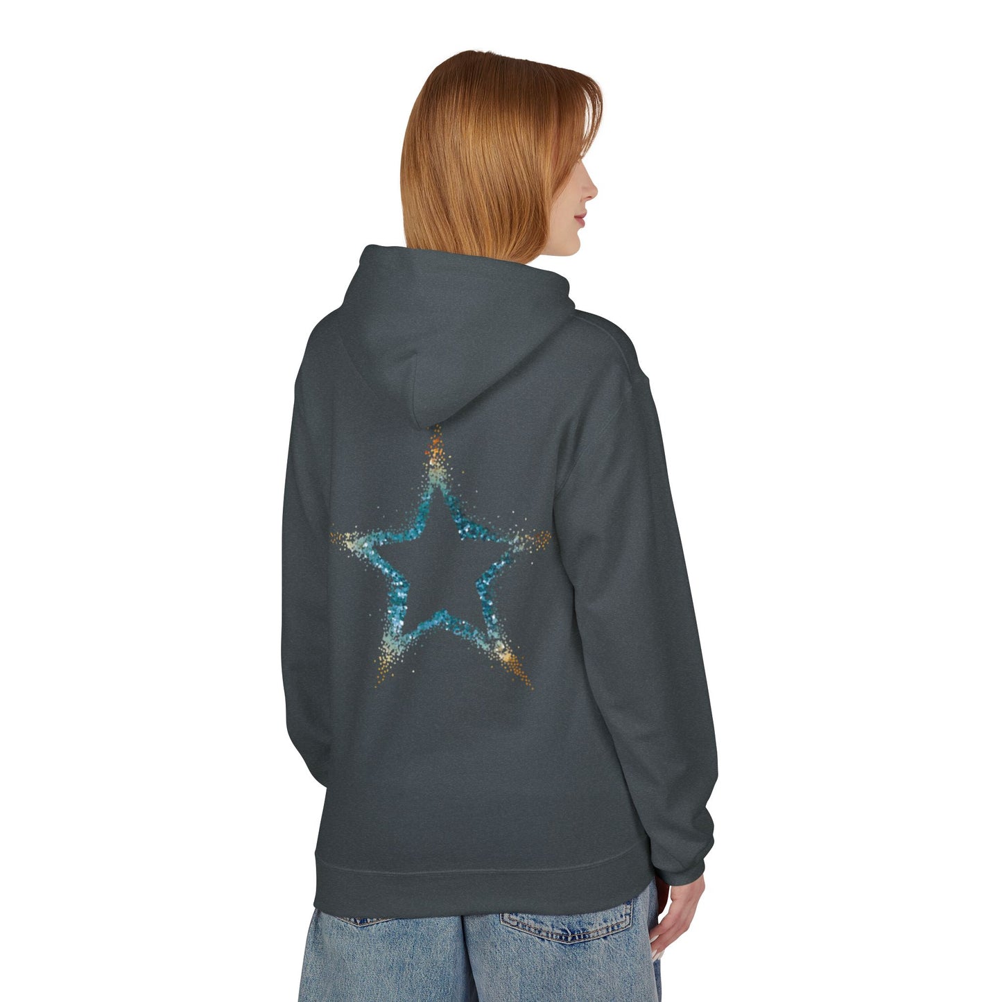 Starry Softstyle Fleece Hoodie for Cozy Vibes, Pullover, Casual Comfort, Perfect Gift for All Occasions, Streetwear Fashion