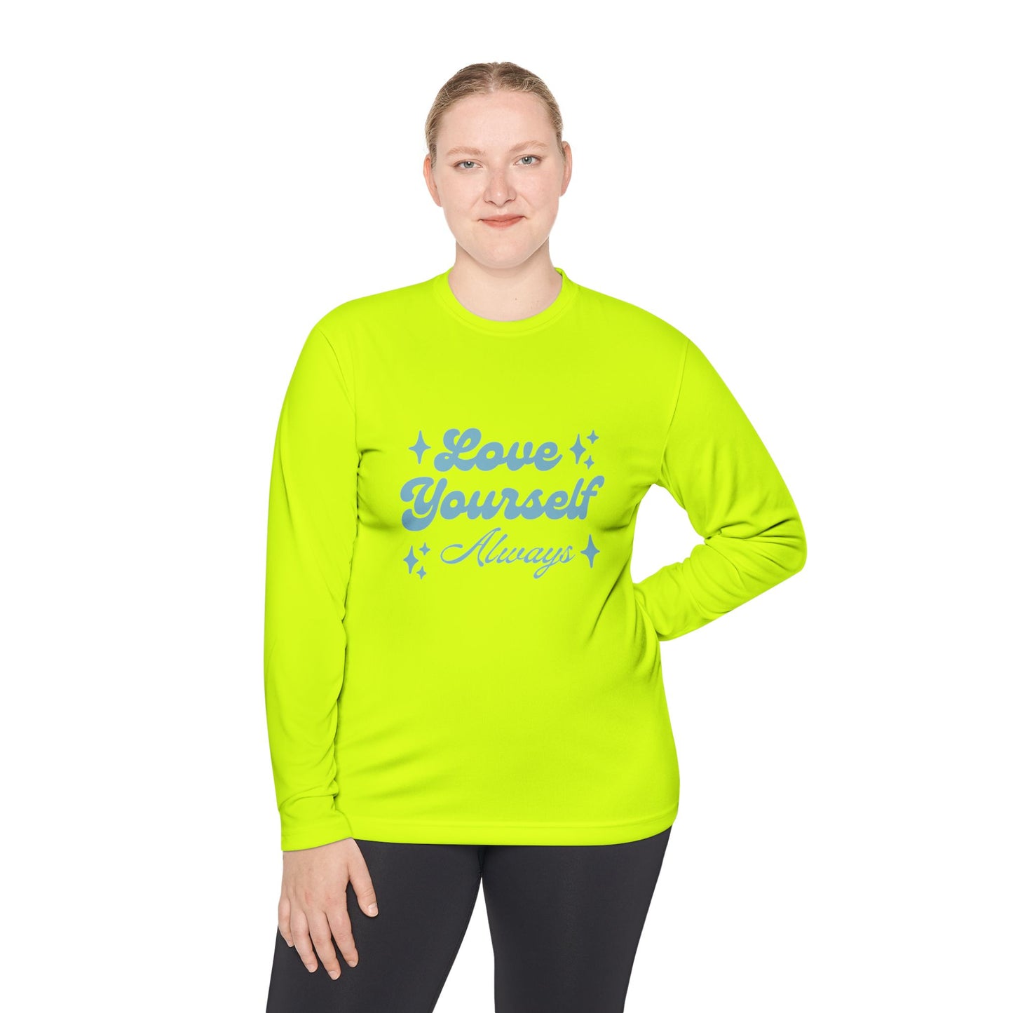 Love Yourself Long Sleeve Tee | Comfort Wear, Self-Care Gift, Inspirational Shirt, Casual Outfit, Modern Apparel
