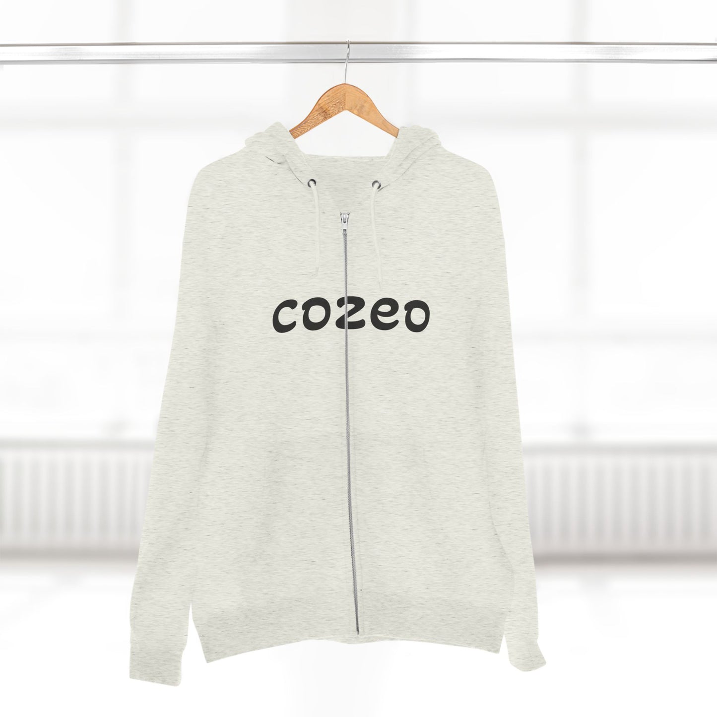 Cozeo Zip Hoodie, Comfortable Sweatshirt, Casual Fashion, Gift for Friends, Cozy Layering Piece