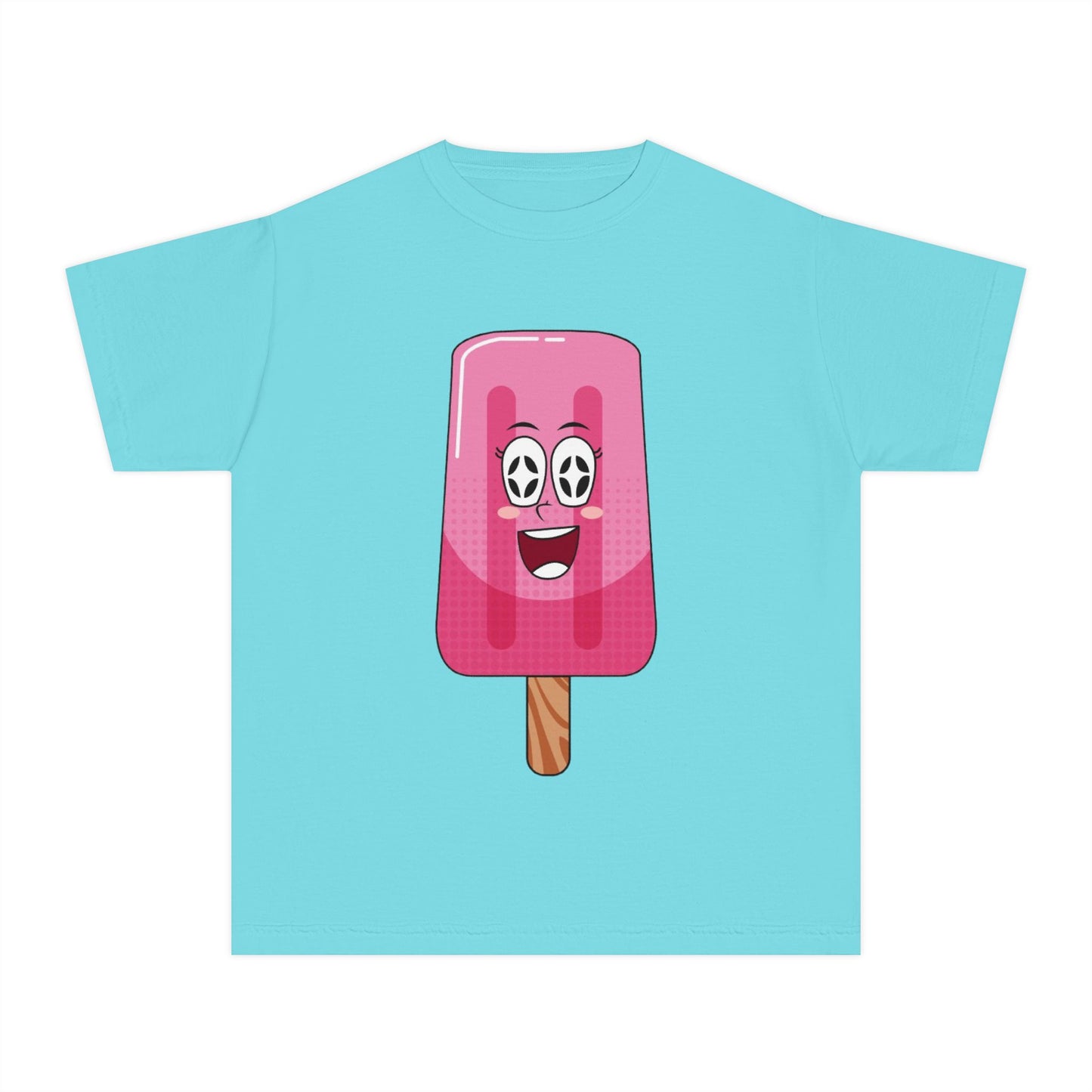 Youth Pop Art Ice Cream Tee, Fun Summer Tee, Kids Graphic T-Shirt, Cute Gift for Kids, Ice Cream Lovers Apparel