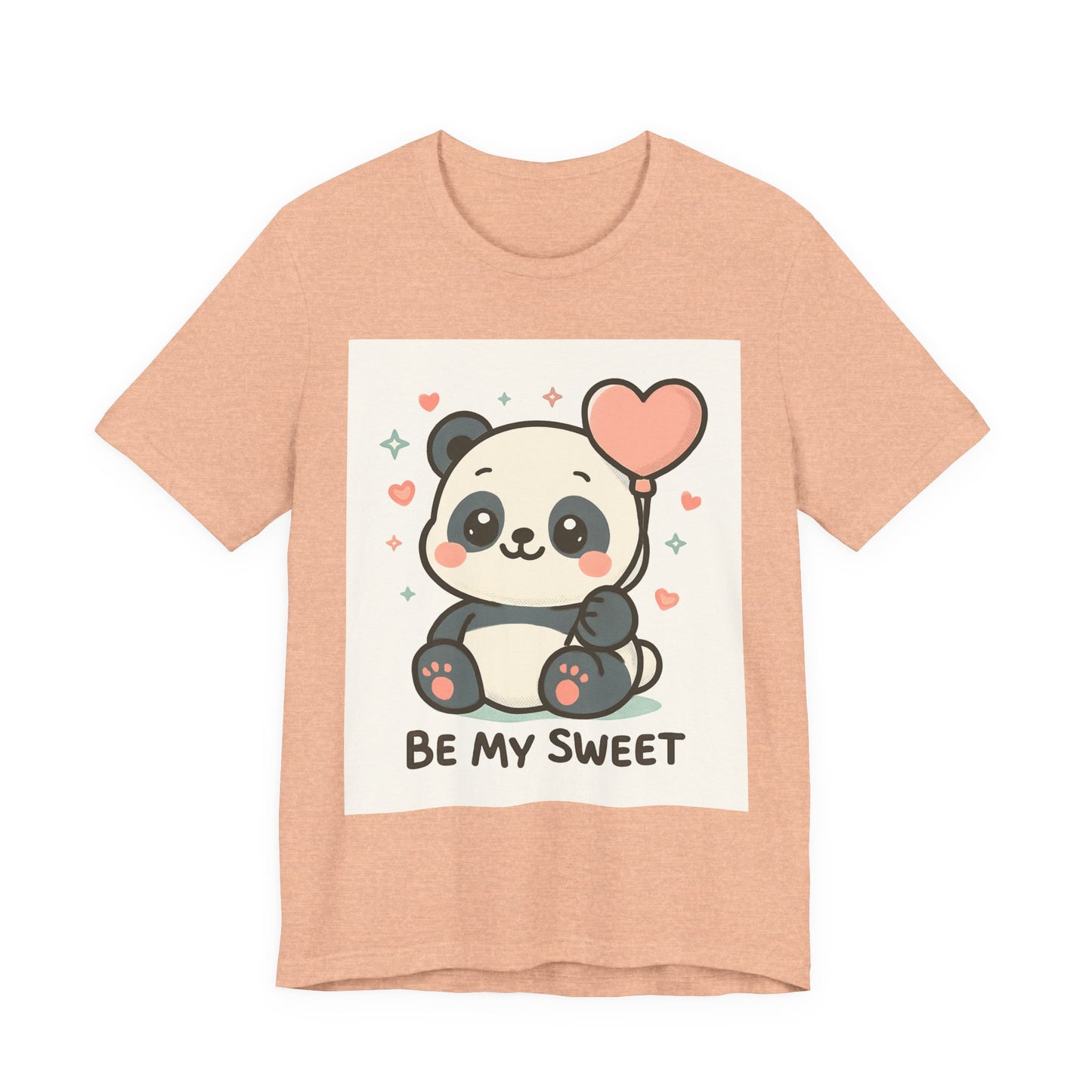 Cute Panda Tee, Be My Sweet T-Shirt, Gift for Animal Lovers, Kids and Adults, Casual Wear, Cute Animal Tee