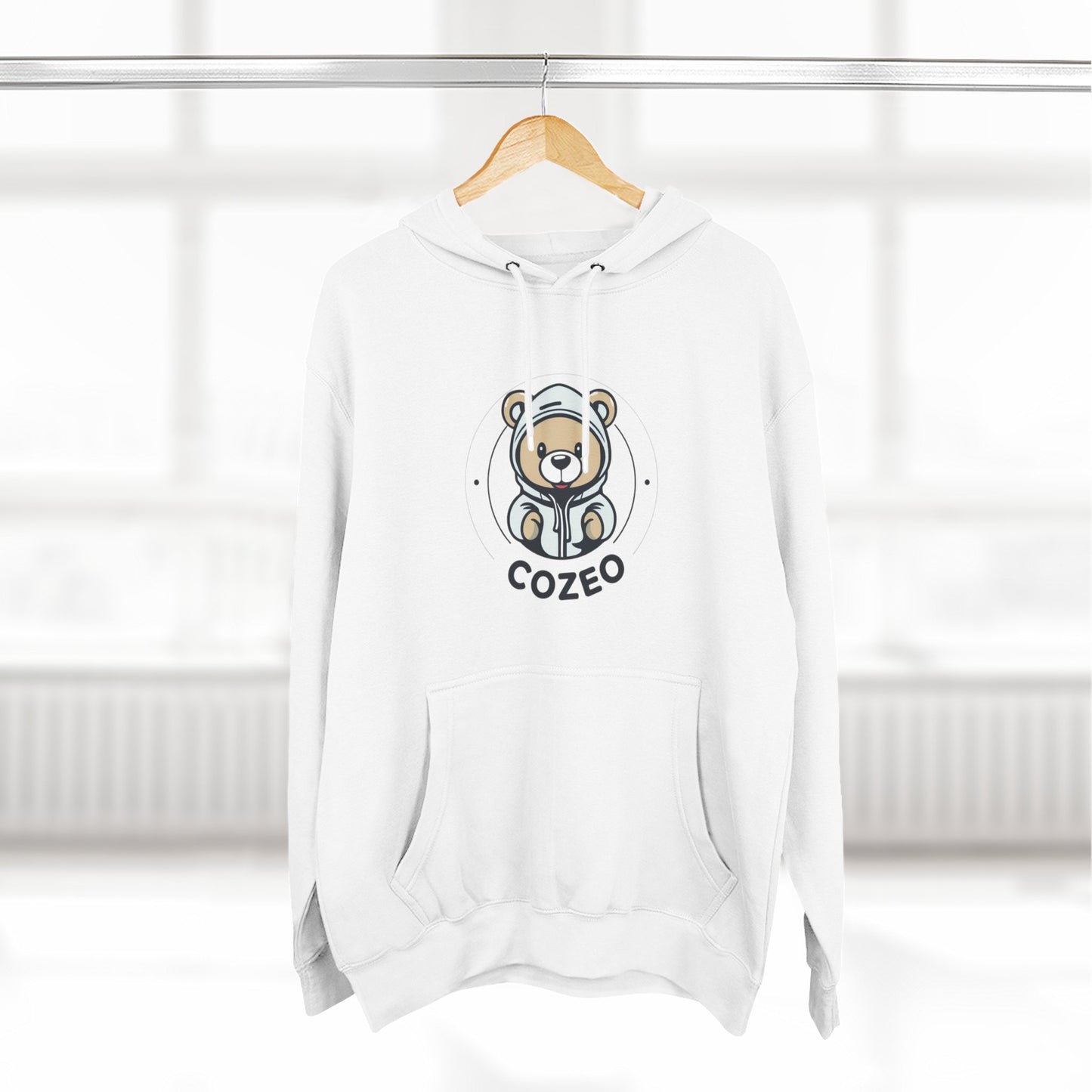 Cozy Bear Fleece Hoodie, Cute Animal Hoodie, Gifts for Animal Lovers, Winter Wardrobe Essential, Perfect for Cozy Nights