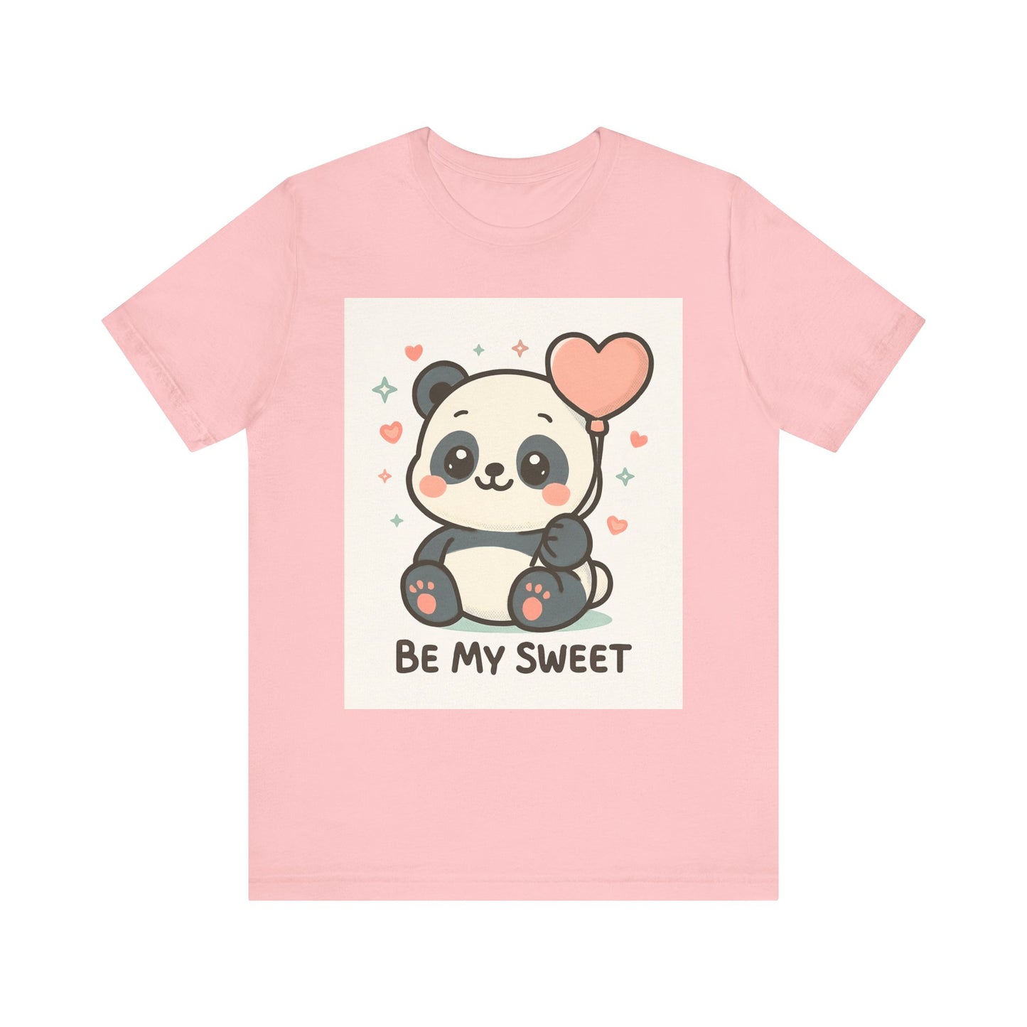 Cute Panda Tee, Be My Sweet T-Shirt, Gift for Animal Lovers, Kids and Adults, Casual Wear, Cute Animal Tee