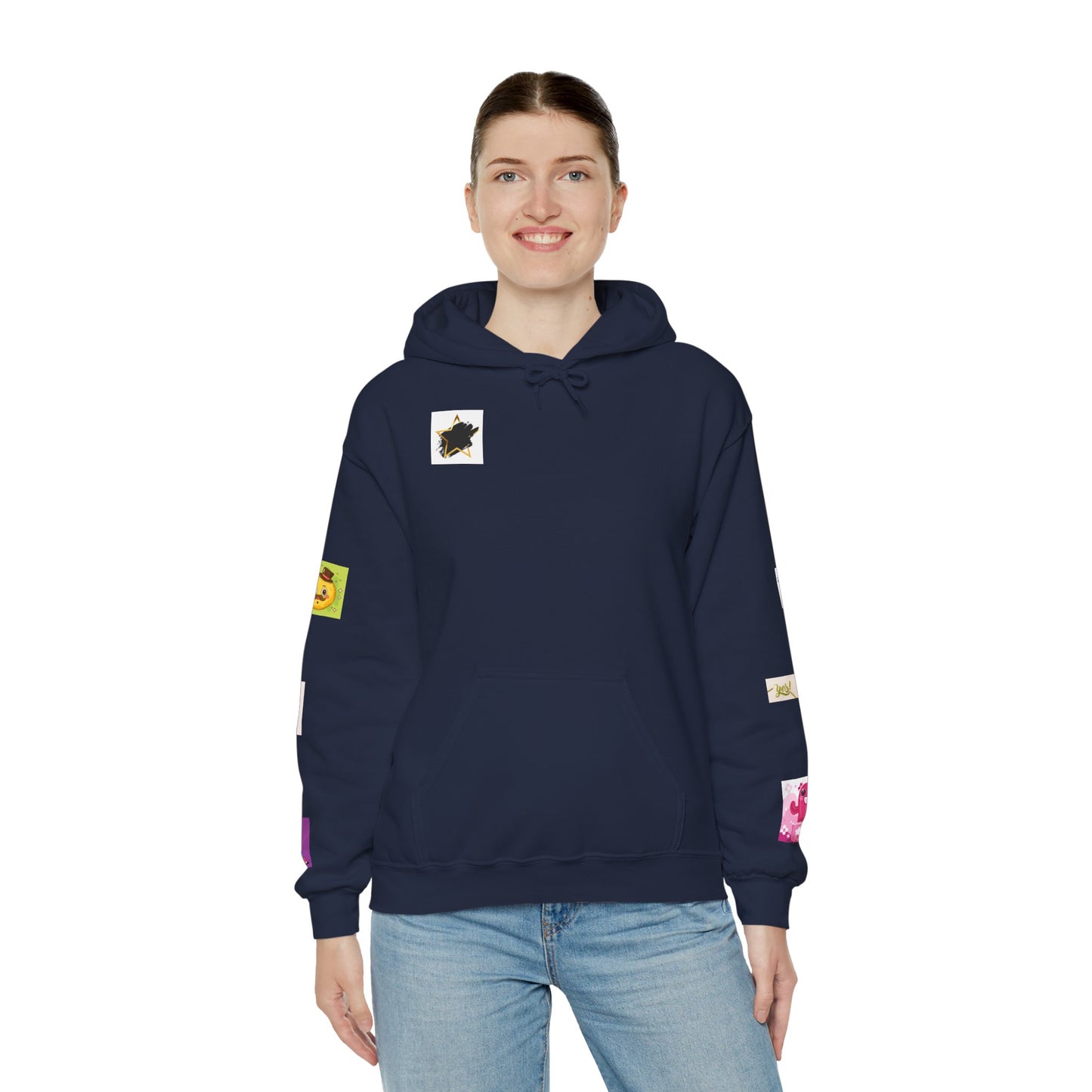 Colorful Graphic Hoodie, Fun Streetwear Sweatshirt, Fashion, Casual Wear, Unique Gift, Trendy Apparel