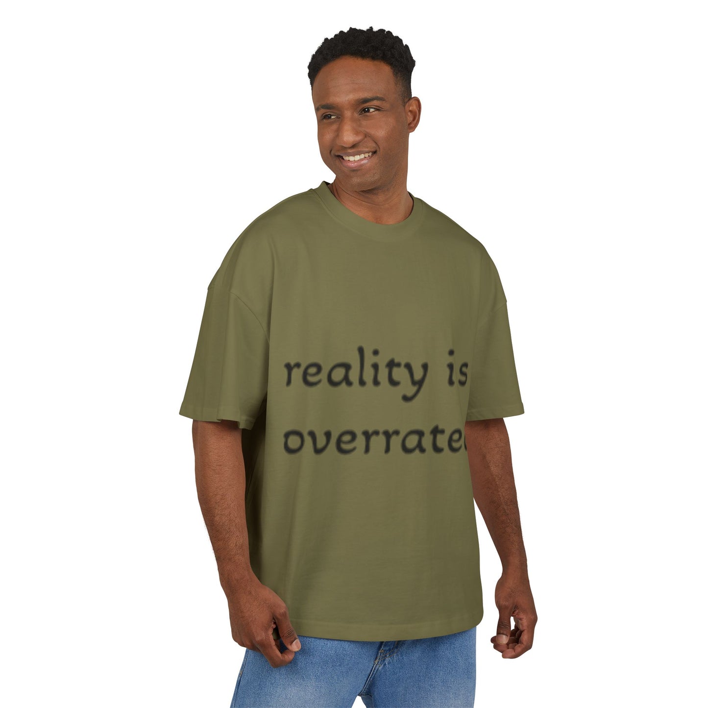 Reality Is Overrated Box Tee - Trendy Cotton T-Shirt, Casual Wear, Gift for Friends, Street Style, Summer Fashion