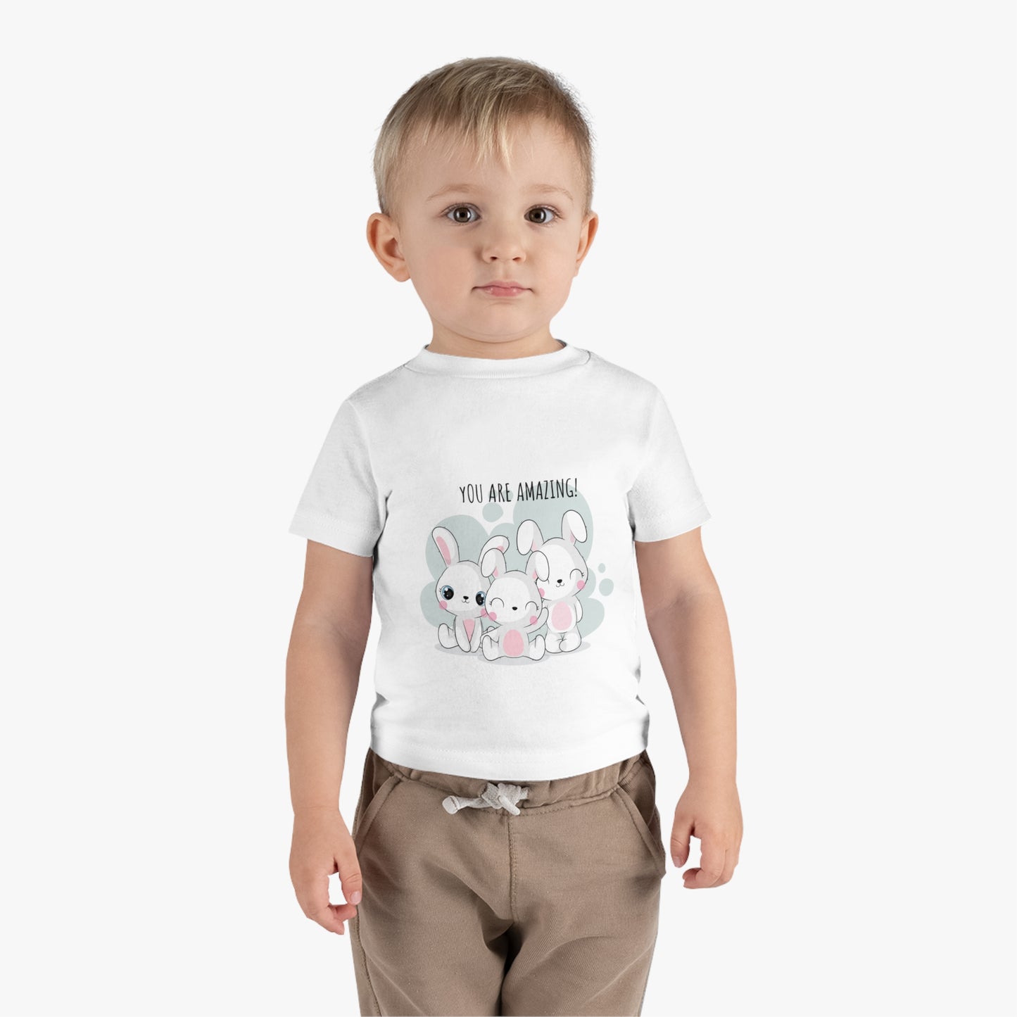 Cute Bunny Inspirational Infant Tee, Baby T-Shirt, Toddler Gift, Spring Outfit, Nursery Decor, Bunny Tee