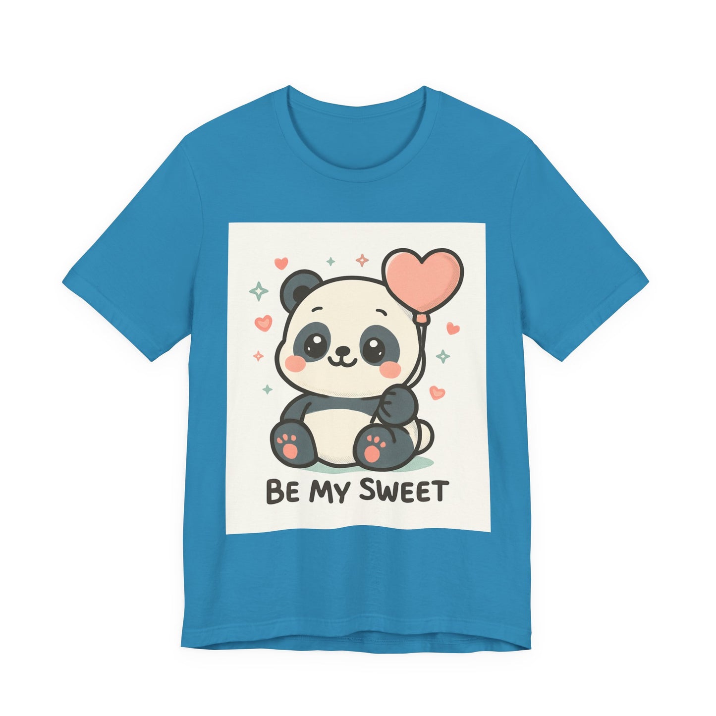 Cute Panda Tee, Be My Sweet T-Shirt, Gift for Animal Lovers, Kids and Adults, Casual Wear, Cute Animal Tee