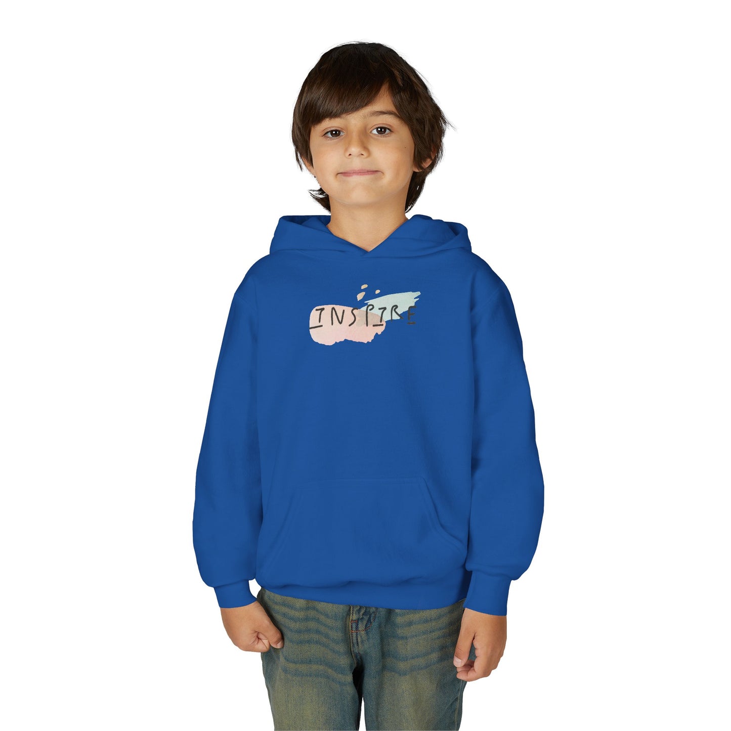 Inspire Youth Hoodie - Cozy Sweatshirt for Teens, Inspirational Gift, Casual Outfit, Schoolwear, Birthday Present