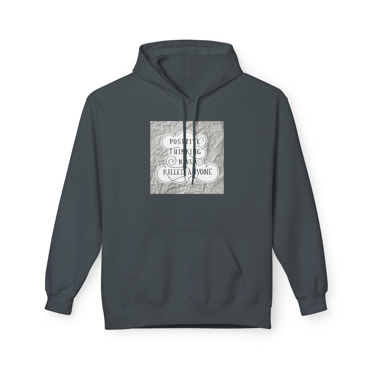 Positive Vibes Fleece Hoodie | Cozy, Casual Apparel for Friends, Gift for Occasions, Perfect for Everyday Wear