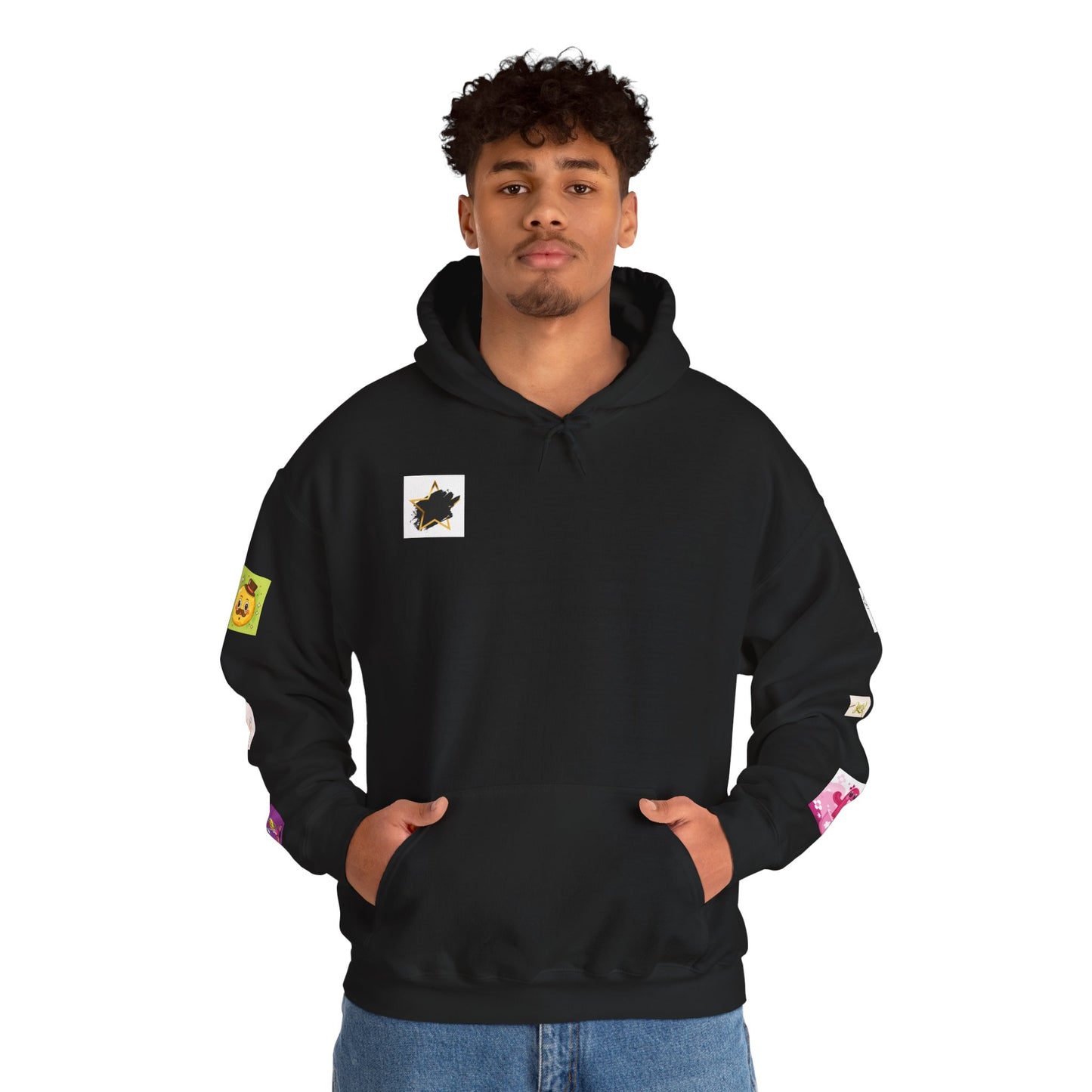 Colorful Graphic Hoodie, Fun Streetwear Sweatshirt, Fashion, Casual Wear, Unique Gift, Trendy Apparel