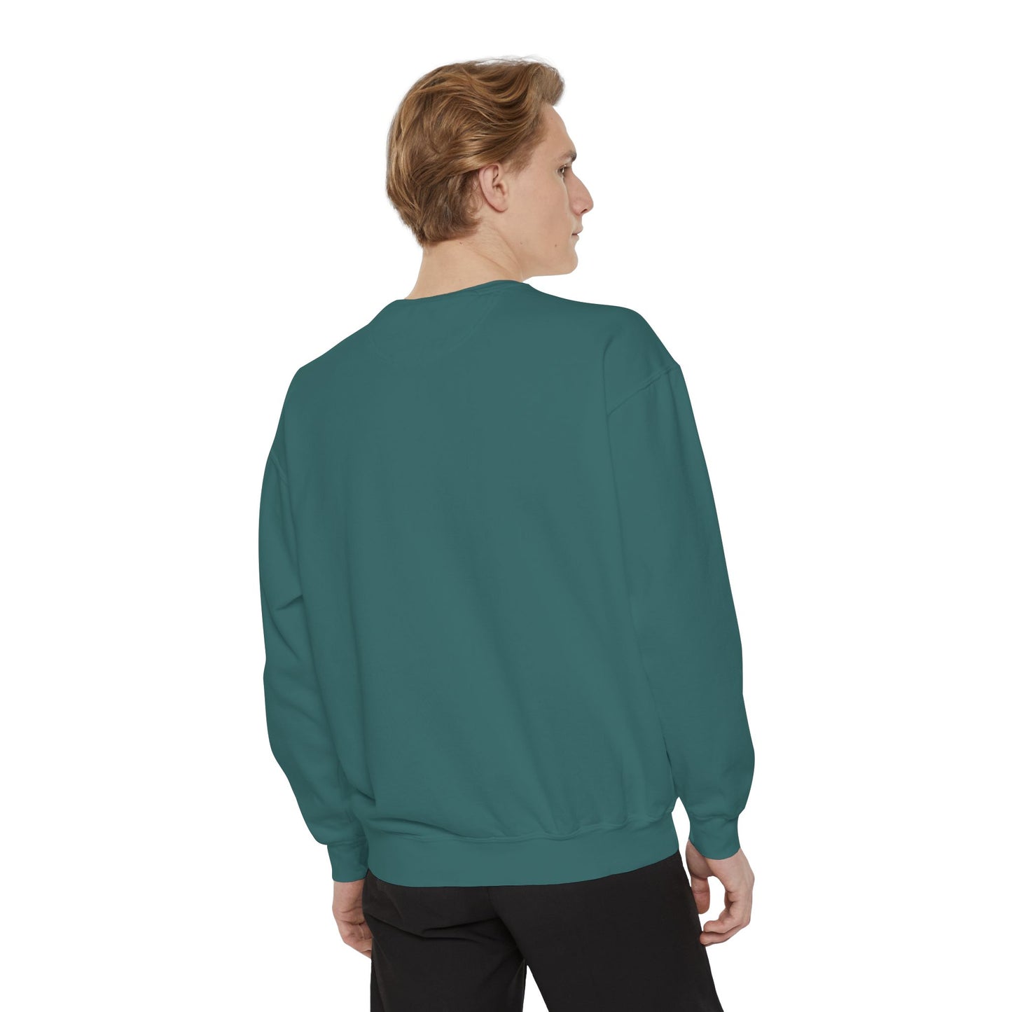 Good Vibes Only Sweatshirt, Garment-Dyed Crewneck, Cozy Casual Wear, Perfect for Festivals, Birthdays, Gifts