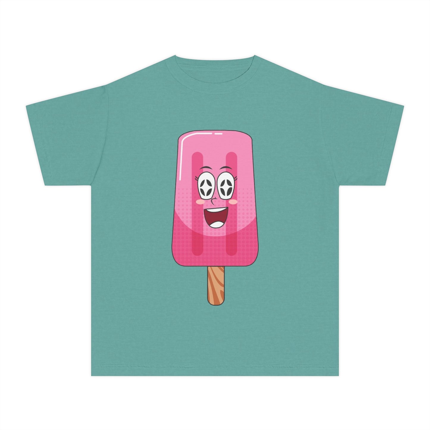 Youth Pop Art Ice Cream Tee, Fun Summer Tee, Kids Graphic T-Shirt, Cute Gift for Kids, Ice Cream Lovers Apparel
