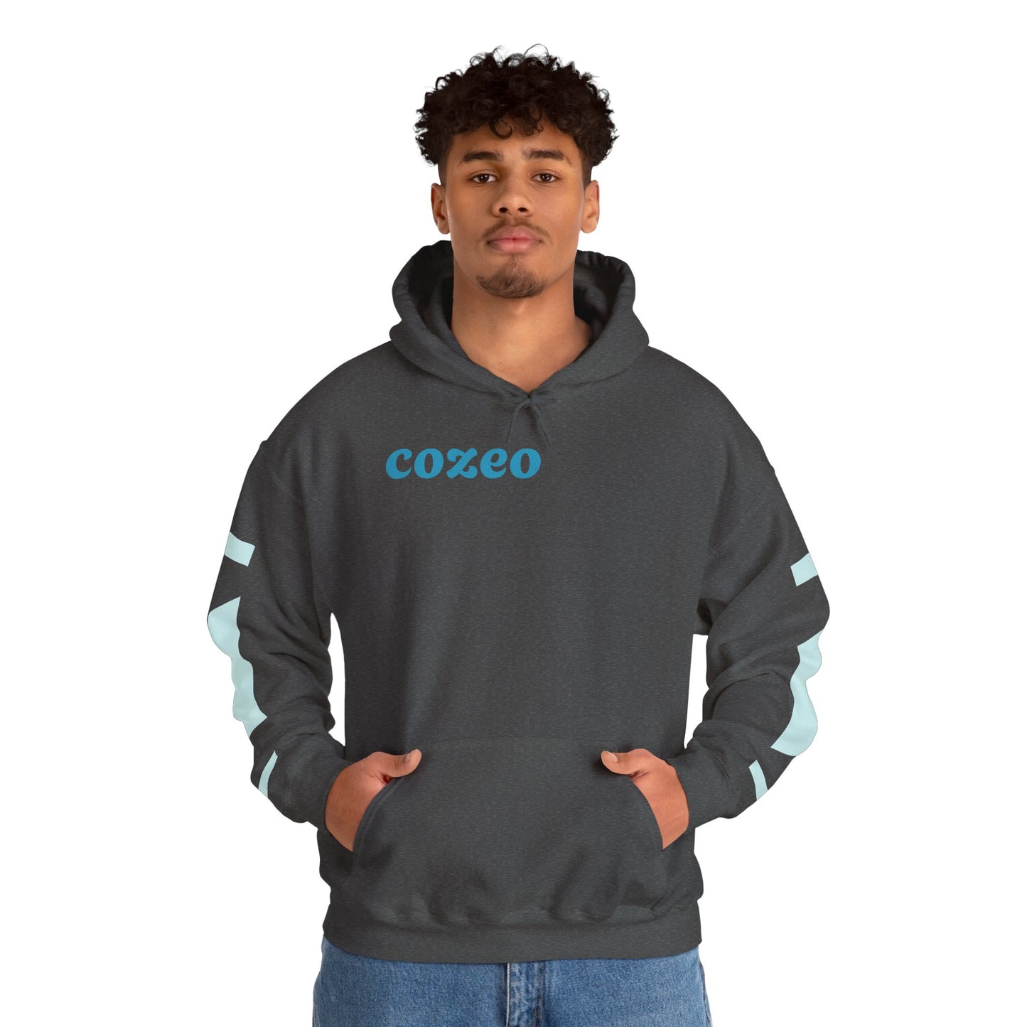 Cozy Bear Graphic Hoodie Heavy Blend Sweatshirt, Cute Bear Hoodie, Casual Wear, Fall Fashion, Gift for Teens